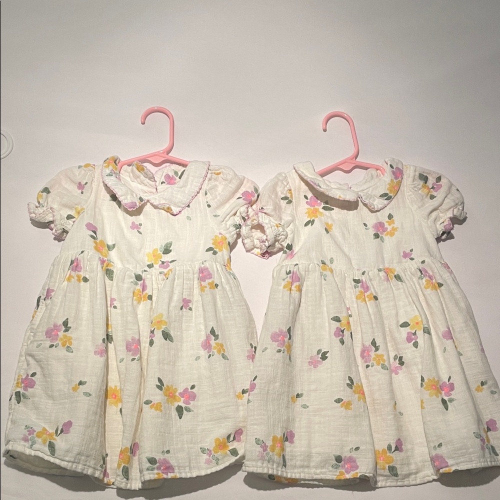 Cat & Jack White Floral Kids Dress